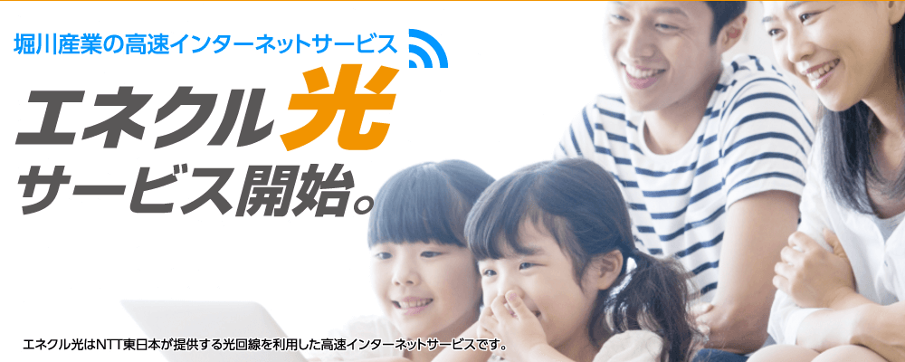 エネクルの光回線サービス ブランドサービス ガス 電気 リフォームのことならenecle エネクル におまかせ